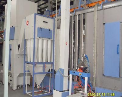 Small Cyclone Stainless Steel Powder Coating Booth