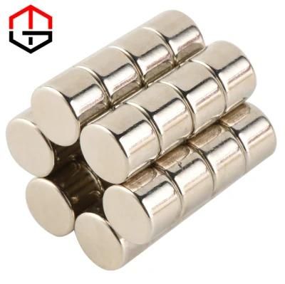 Round Nickel Coating Neodymium Strong Magnet for Metal Processing Machinery Parts