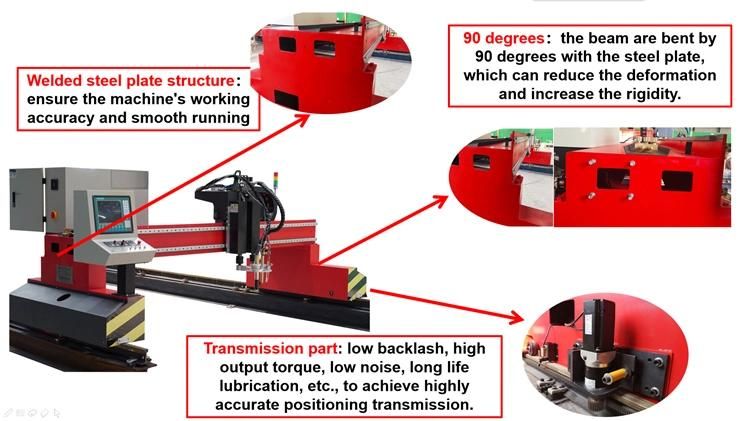 Ms-4b Gantry CNC Plasma Cutting Machine Gantry Type CNC Machine for Metal Cutting