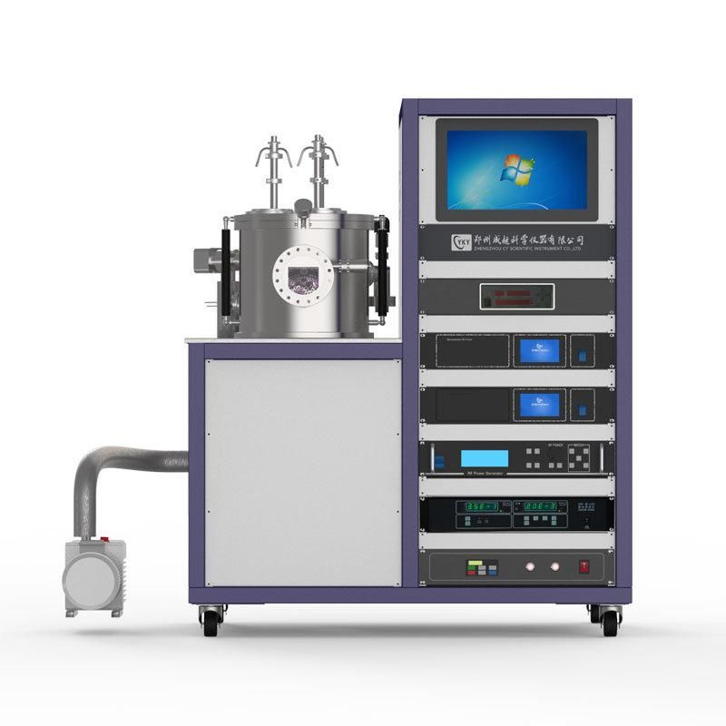 Customized Magnetron Sputtering Coater with 3 Targets for The Preparation of Metal and Non-Metal Films (500W DC&500W RF)