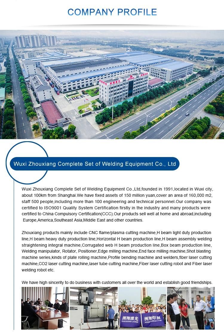 Zhouxiang Factory Make Laser Cutting Machine 1kw 2kw