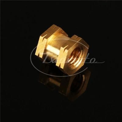 OEM Precision Machining CNC Turning Milling Copper Insert Parts for Vehicle Engine