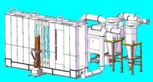 Mono Cyclone Powder Coating Paint Booth