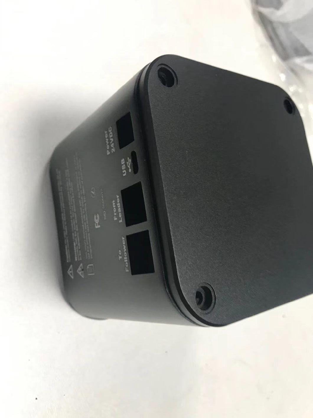Precision CNC Machining Extrusion Aluminum Shell with Black Anodizing for Electronic Enclosure