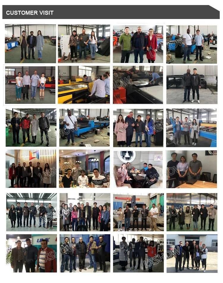 6020 Square Pipe Tube Drilling Head CNC Metal Plasma Cutting Machine for Sheet Plate