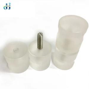 OEM Milling Machining Parts, Acrylic Machining Knob Parts, CNC Milling PMMA Pull Handle Knobs / Machined CNC Acrylic Parts