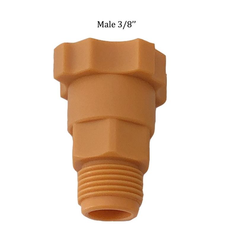 Male 3/8′′ Spray Gun Adaptor Plastic for Spray Gun Cup
