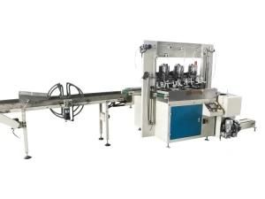 Three-Head Automatic Covers Feeding Machine for Round Can