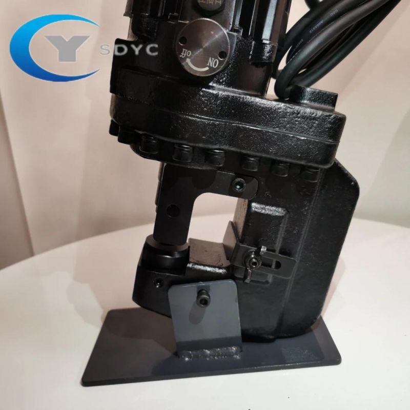 Handheld Electric Hydraulic Metal Hole Punching Machine Electrical Portable Steel Hole Puncher Eyelet Hole Punch for Steel Plate or Box Iron