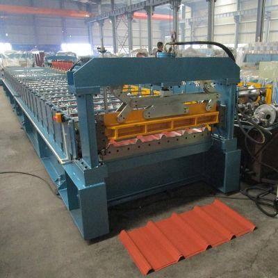 Excellent Technical Metal Roofing Sheet Corrugating Iron Sheet Roll Forming Machine with ISO 9001 Certificate
