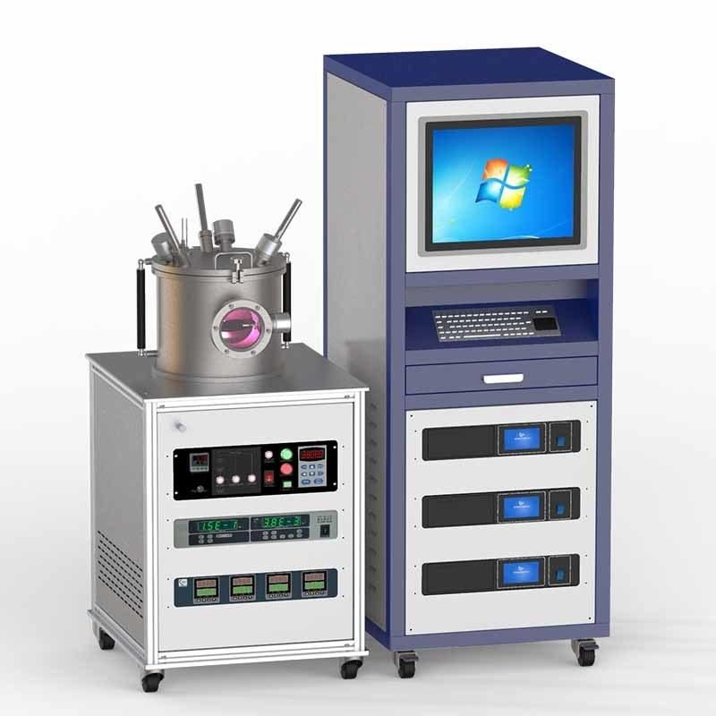 Automatic Software Controlled Three-Head Thin Film Deposition Magnetron Sputtering Coater