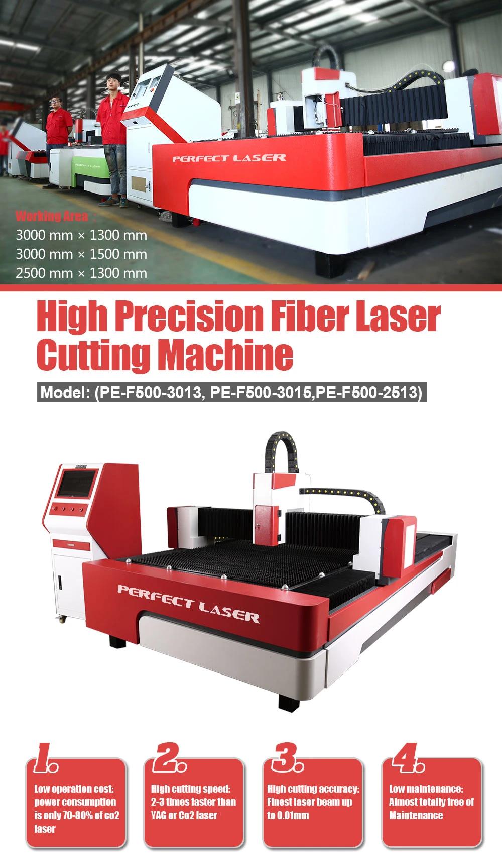 Metal Stainless Steel Fiber Laser Cutting Machine 1000W