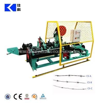 Twisted and Reserved Barbed Making Machine