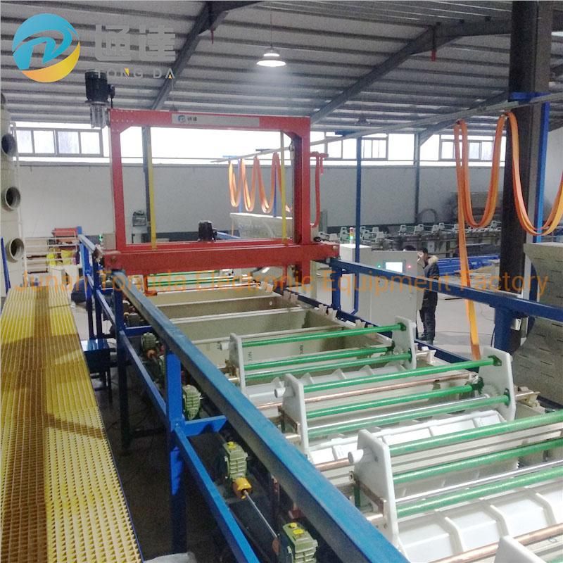 Electrolyte Copper Plating Electroplating Bath Machine Semi Automatic Plating Barrels