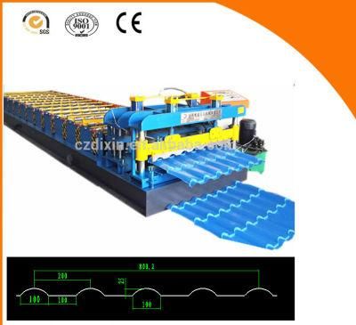 Color Steel Roof Sheet Roll Forming Machine with Perfect Surface