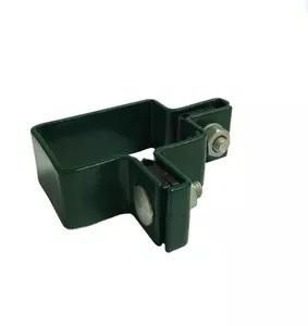 Fence Rectangular Post Clips / Clamps for Wire Mesh Fence Post