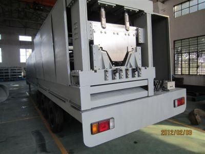 914-610 Large Span K Span Roll Forming Machine in Trail Car