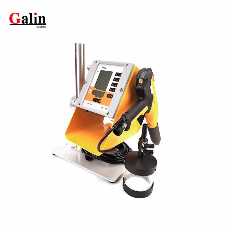 Galin 2c with LCD Screen Manual Powder Coating/Spray/Spout Machine for Lab/Test