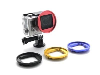 Gopro Hero 4 Session Accessories Aluminum Alloy Lens Case Glass Lenses Sports Camcorder Cases