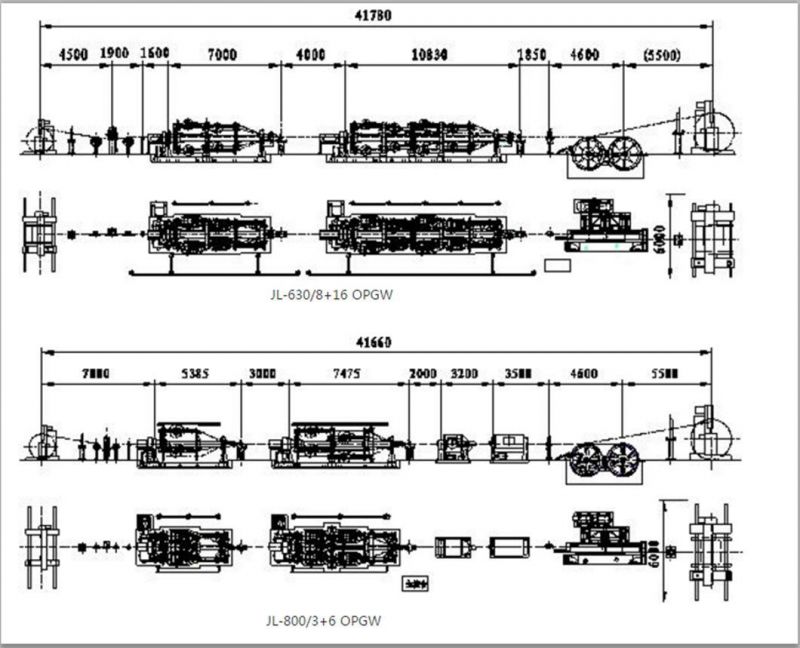 Qf-400/6+12+18 Cable Making Cage Type Stranding Machine for Cable Industry