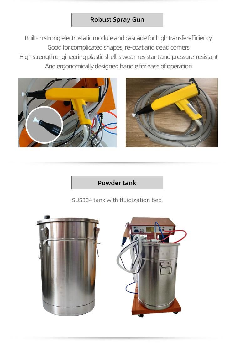 Manual Electrostatic Powder Coating Spray Painting Gun for Sale