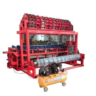 Hinge Joint Farm Cattle Fence Galvanized Wire Mesh Making Machine