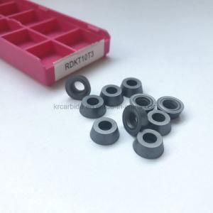 Rdkt10t3 Carbide Insert for Stainless Steel Rough Milling