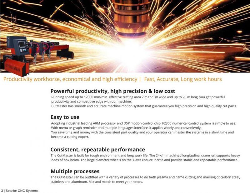 Good Price Gantry Type CNC Plasma Cutting Equipment