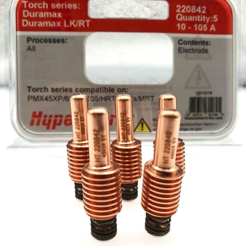 Hypertherm Powermax 45/65/85A Electrode Nozzle Swirl Ring Shield