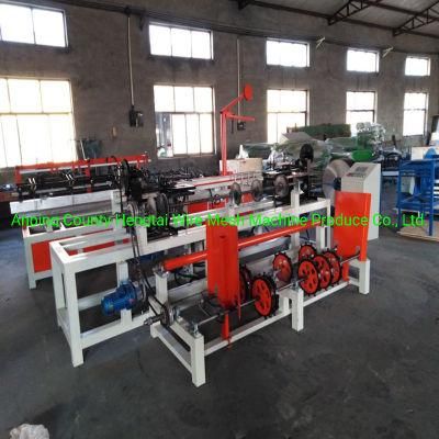 Sinle Wire Chain Link Fence Weaving Machine