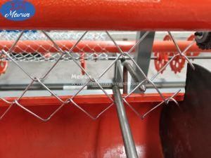 Automatic Chain Link Fence Double Spiral Diamond Wire Mesh Making Machine