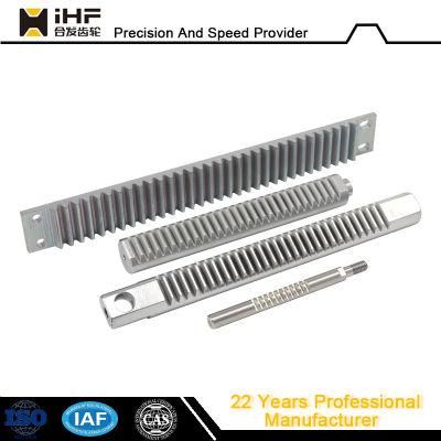 Ihf Stainless Steel Aluminum Alloy Forging Spur Gear Transmission Parts Gear Rack