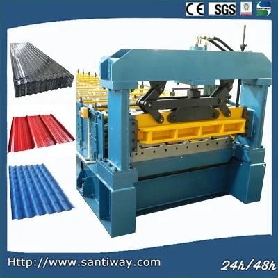 Low Price China Factory Glazing Stamping Roof Tile Cold Roll Forming Machinery Building Material
