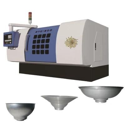 Copper Aluminum Stainless Steel Lampshade Auto Spinning Forming Machine