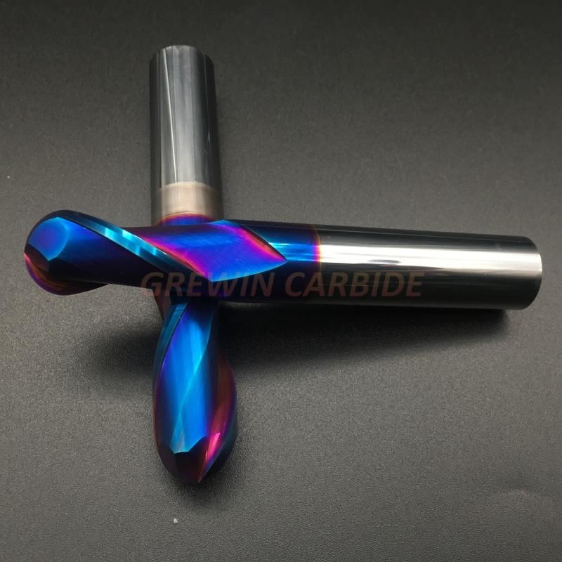 Grewin-Customization 4 Flutes Ball Nose End Mill for Router Bits