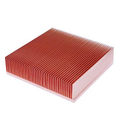 Copper Skived Fin Heat Sink for Electronics and Svg and Power and Inverter and Welding Equipment and Apf