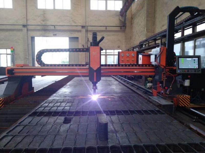 200A 300A 400A CNC Plasma Gantry Type High Precise Flame Cutter Cutting Machine for Steel