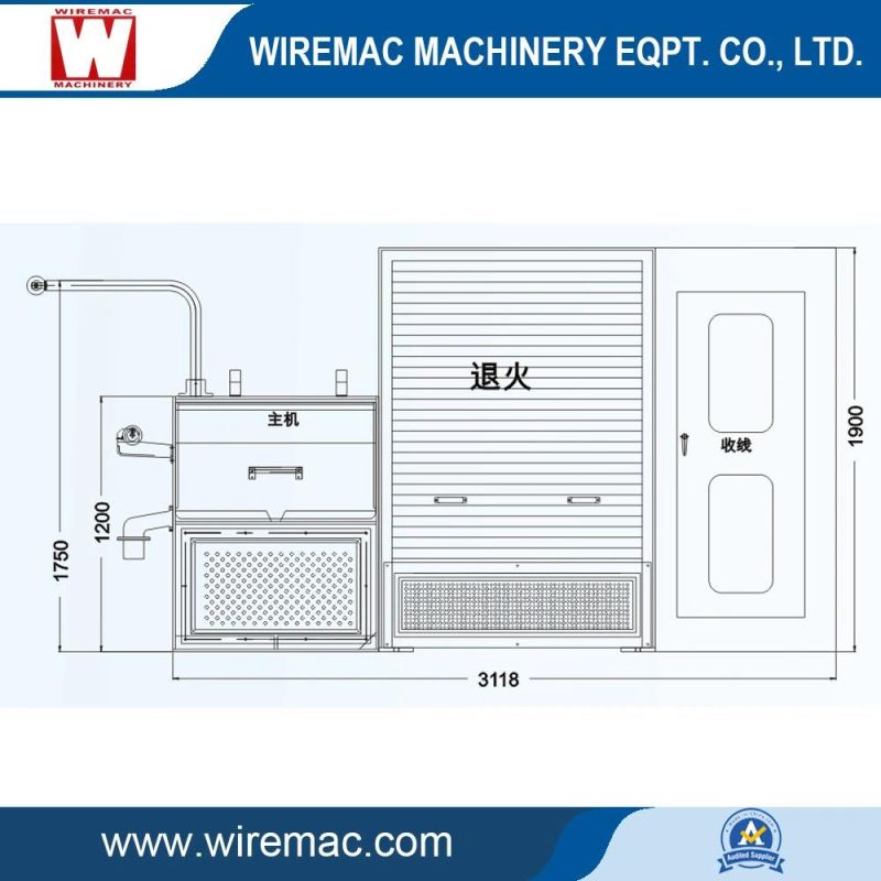 High Quality Cheap Price Middle Fine Wire Drawing Machine with Online Annealer Price