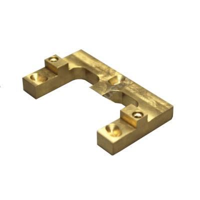 Precision CNC Machined Hpb59-1 Brass Auto Parts Steering Gear Front Copper Bracket