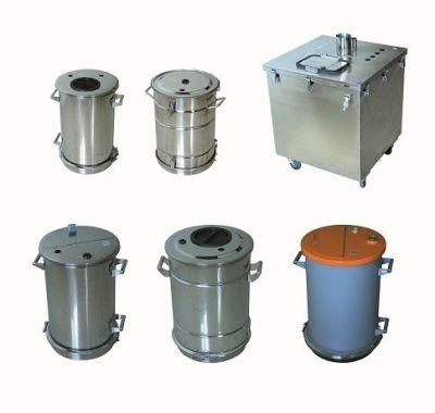 Powder Hopper with Fluidizing Plate for Powder Coating