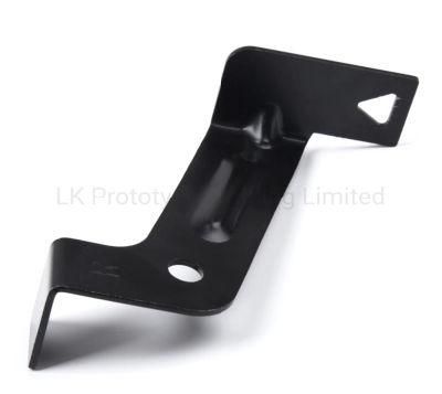 Black Powder Coated Sheet Metal Parts CNC Machining Part