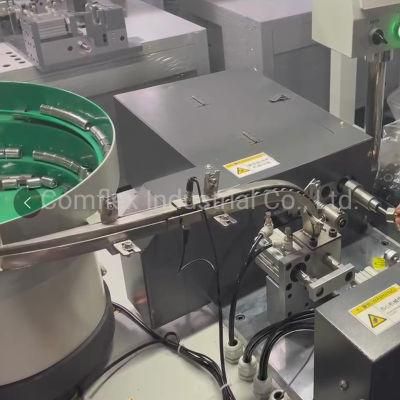 Automatic Screw Nut Hose Connector Fitting Assembly Machine for Metal Rubber Hoses^
