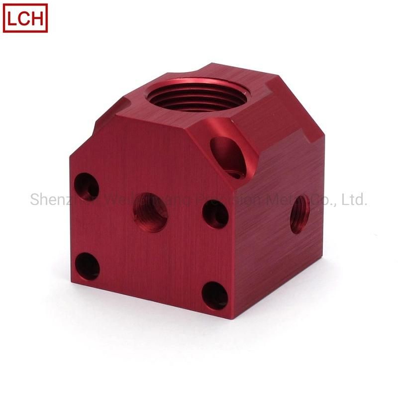 Custom Aluminum Sleeve Parts CNC Milling Machining Color Anodized