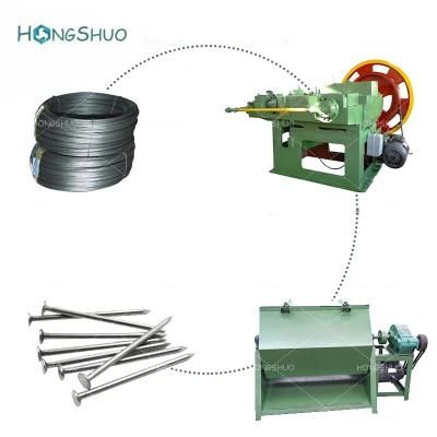 Full Automatic Iron Nail Making Plant/ Plunger Type Nail Production Line