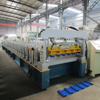 Steel Sheet Trapezoida Roof Profiling Automatic Building Material Roll Forming Machines with ISO/Ce/SGS/BV