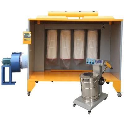 Manual Batch Powder Coating Room for Painting Cylinder