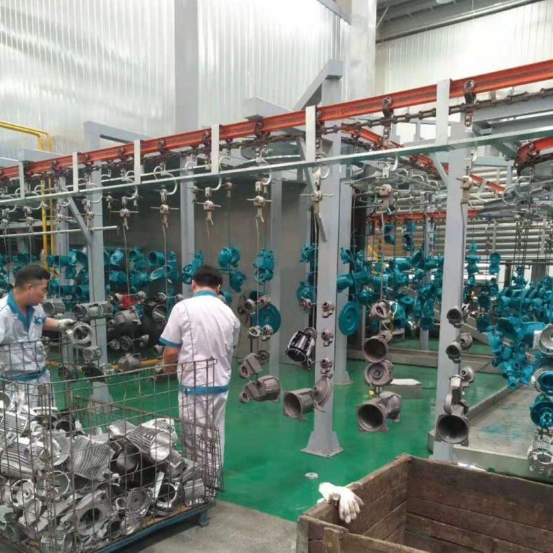 Automatic Liquid/Powder/E-Coating Production Machine Line with Conveyor System for Sale