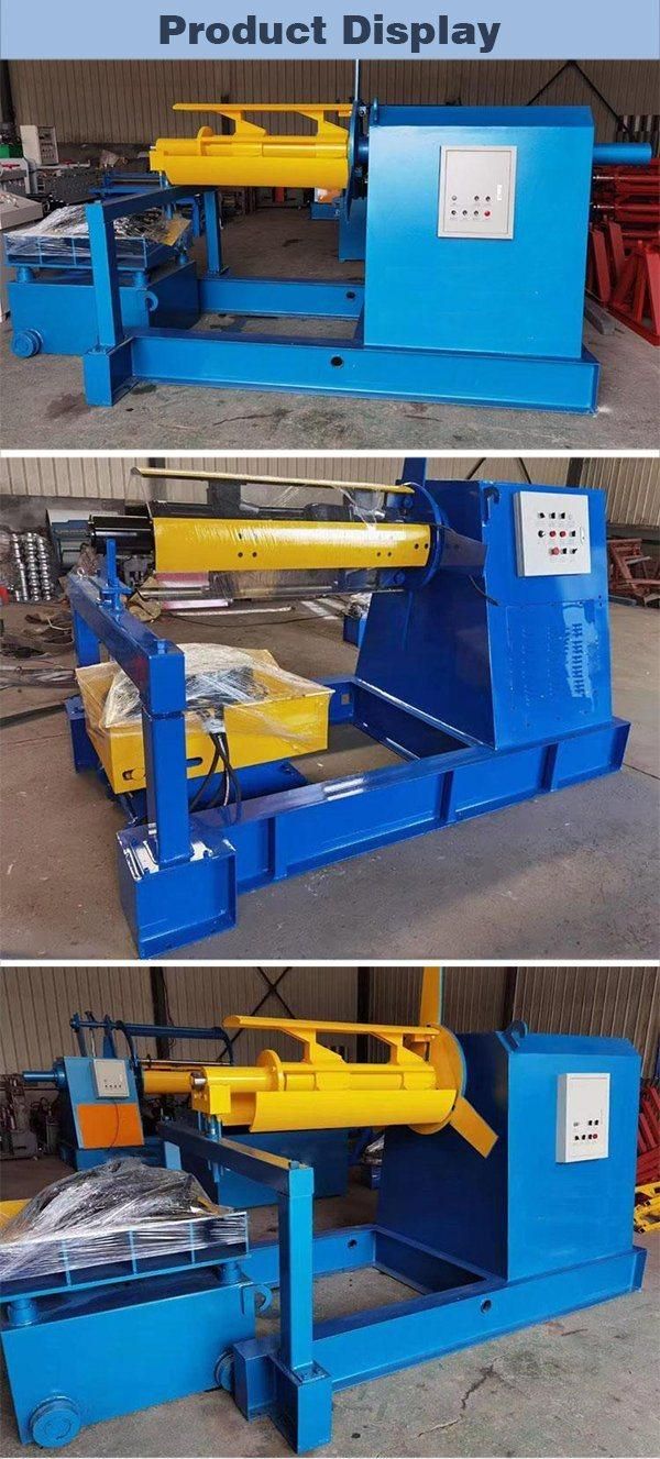 Load 5 Tons Automatichydraulic Uncoiler for Sheet Metal Leveling China Manufacturer