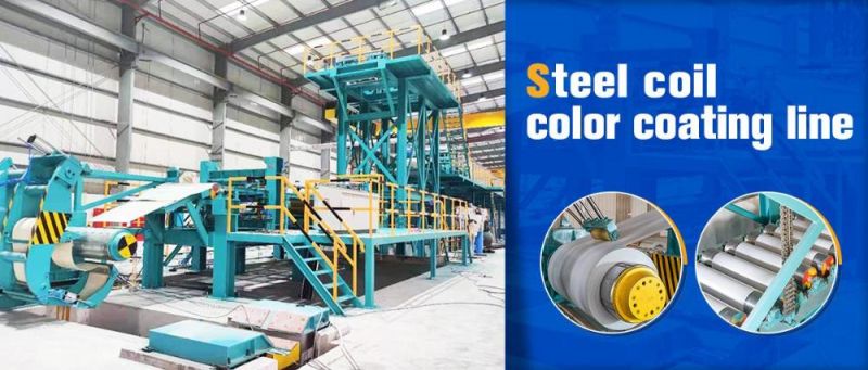 Metal Coil Color Coating Line to Produce PPGI / PPGL