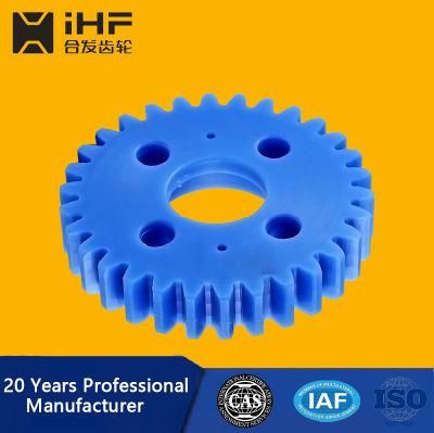 Ihf Manufacturer Molded Low Friction Nylon PA66 Gears Plastic Durable Spur Gear for Transmission Part